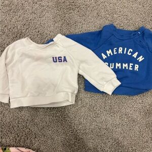 Cat & Jack American Summer and American Flag baby sweatshirt